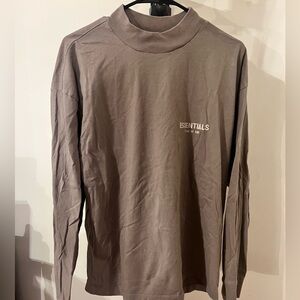 Men’s ESSENTIALS Fear of God – Long Sleeve Mock Neck Tee